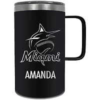 Miami Marlins 18oz. Personalized Hustle Mug