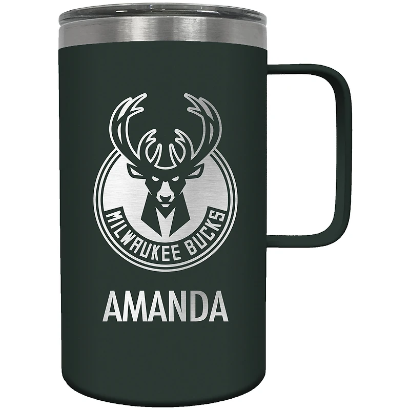 Milwaukee Bucks 18oz. Personalized Hustle Mug