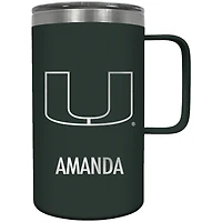 Miami Hurricanes 18oz. Personalized Hustle Mug
