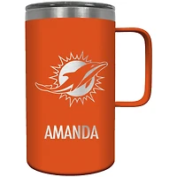 Miami Dolphins 18oz. Personalized Hustle Mug