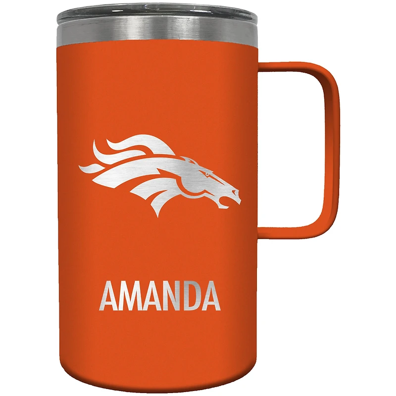 Denver Broncos 18oz. Personalized Hustle Mug