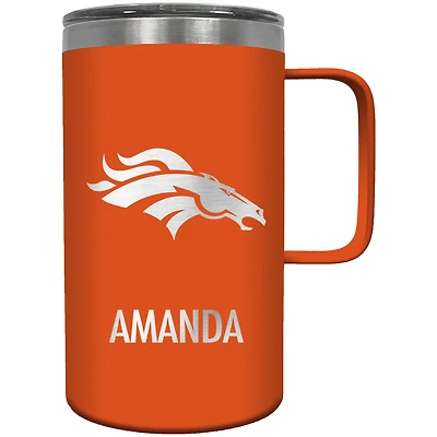 Denver Broncos 18oz. Personalized Hustle Mug