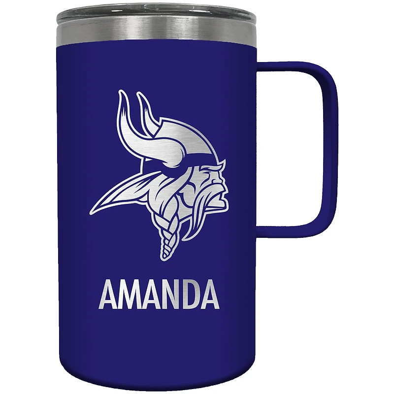 Minnesota Vikings 18oz. Personalized Hustle Mug