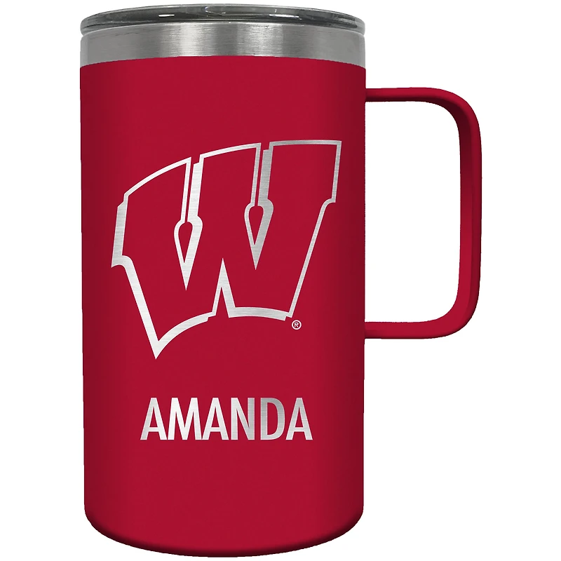 Wisconsin Badgers 18oz. Personalized Hustle Mug