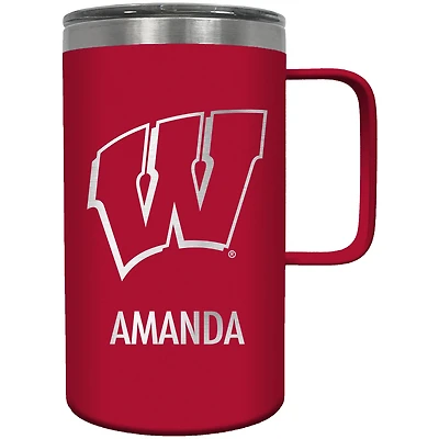 Wisconsin Badgers 18oz. Personalized Hustle Mug