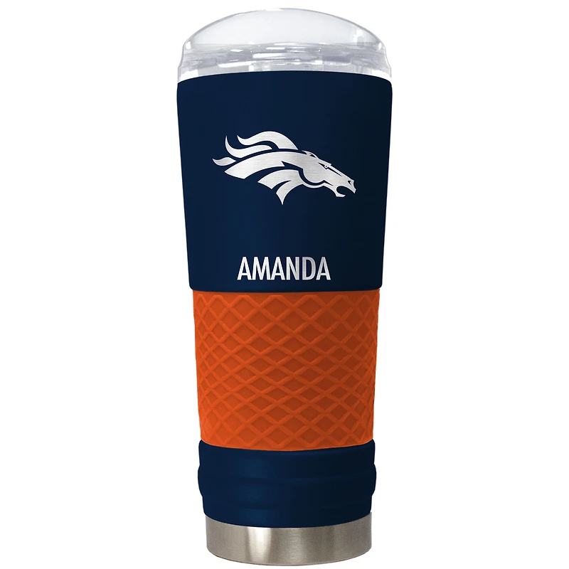 Denver Broncos 24oz. Personalized Team Color Draft Tumbler