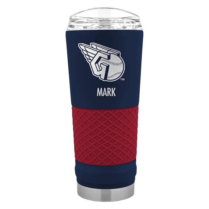 Cleveland Indians 24oz. Personalized Team Color Draft Tumbler