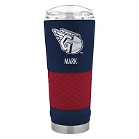 Cleveland Indians 24oz. Personalized Team Color Draft Tumbler