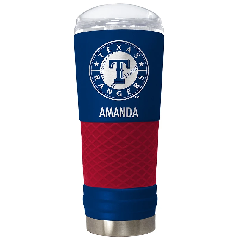 Texas Rangers 24oz. Personalized Team Color Draft Tumbler