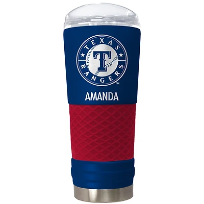 Texas Rangers 24oz. Personalized Team Color Draft Tumbler