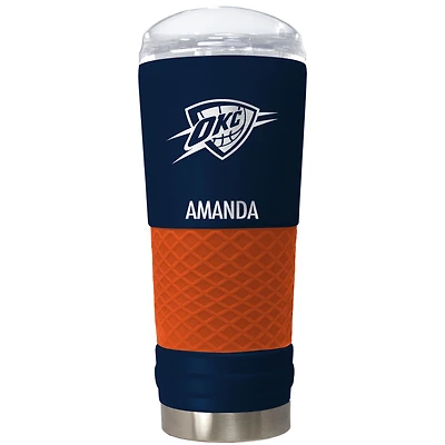 Oklahoma City Thunder 24oz. Personalized Team Color Draft Tumbler