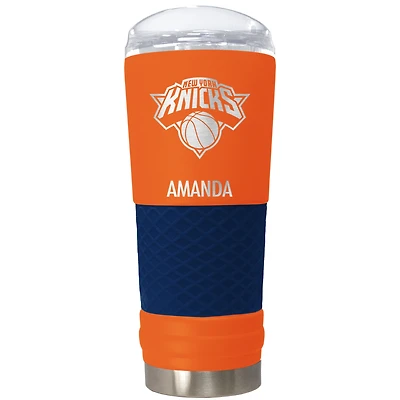 New York Knicks 24oz. Personalized Team Color Draft Tumbler