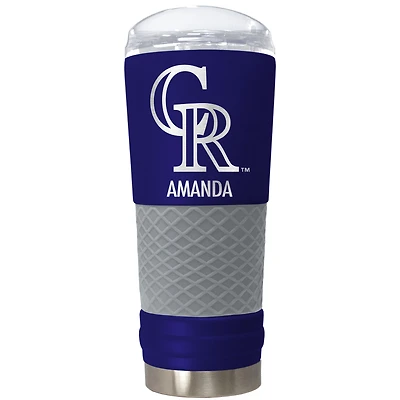 Colorado Rockies 24oz. Personalized Team Color Draft Tumbler
