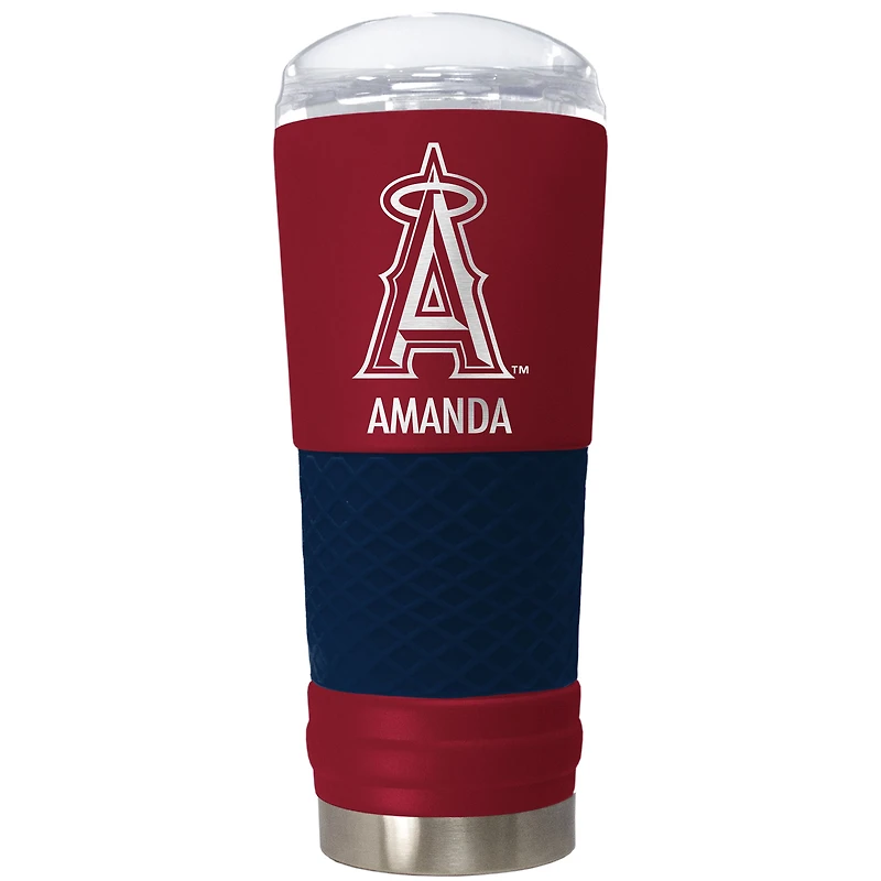 Los Angeles Angels 24oz. Personalized Team Color Draft Tumbler