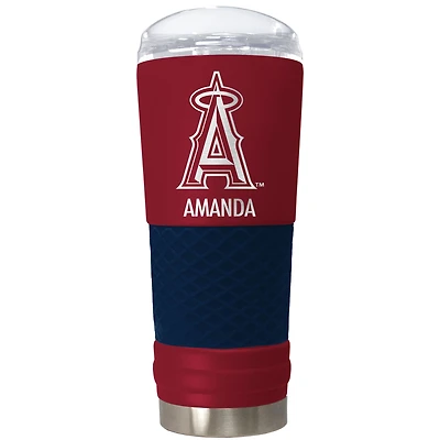 Los Angeles Angels 24oz. Personalized Team Color Draft Tumbler