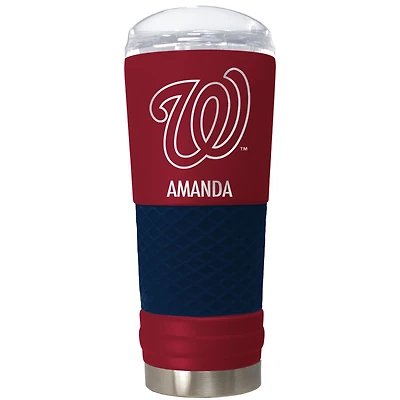 Washington Nationals 24oz. Personalized Team Color Draft Tumbler