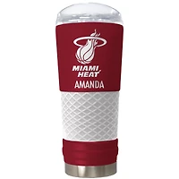 Miami Heat 24oz. Personalized Team Color Draft Tumbler