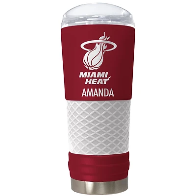 Miami Heat 24oz. Personalized Team Color Draft Tumbler