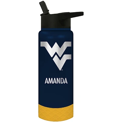West Virginia Mountaineers 24oz. Personalized Jr. Thirst Water Bottle