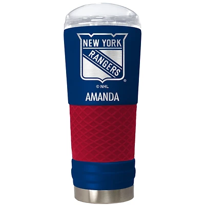 New York Rangers 24oz. Personalized Team Color Draft Tumbler