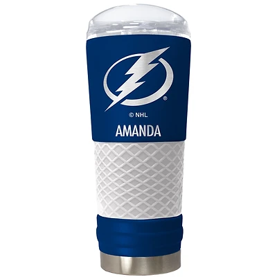 Tampa Bay Lightning 24oz. Personalized Team Color Draft Tumbler