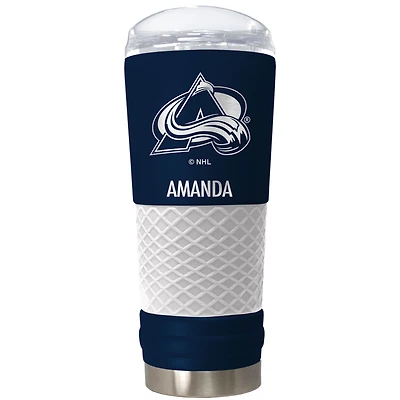 Colorado Avalanche 24oz. Personalized Team Color Draft Tumbler