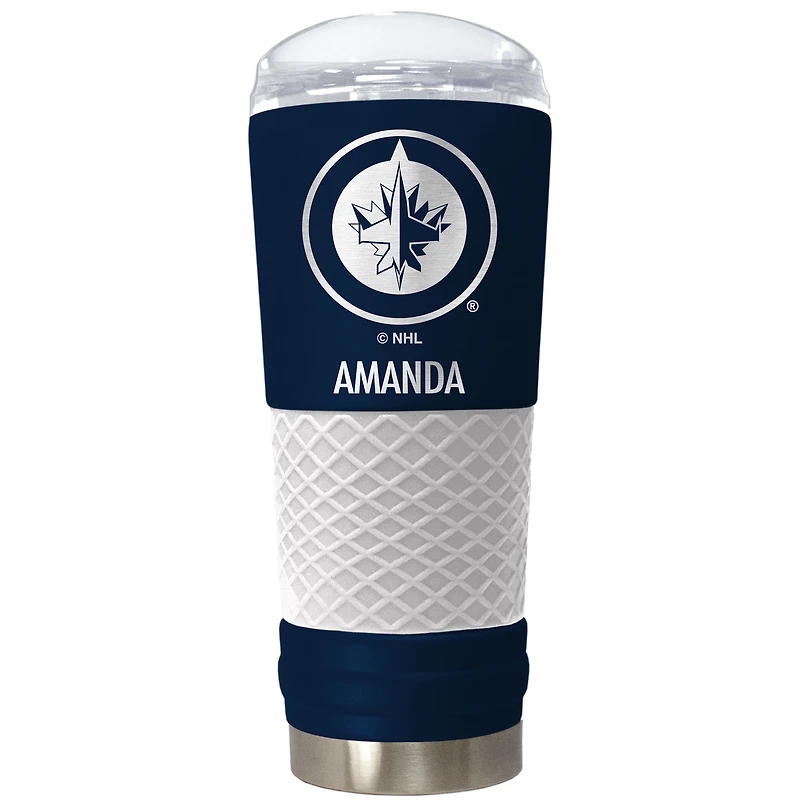 Winnipeg Jets 24oz. Personalized Team Color Draft Tumbler
