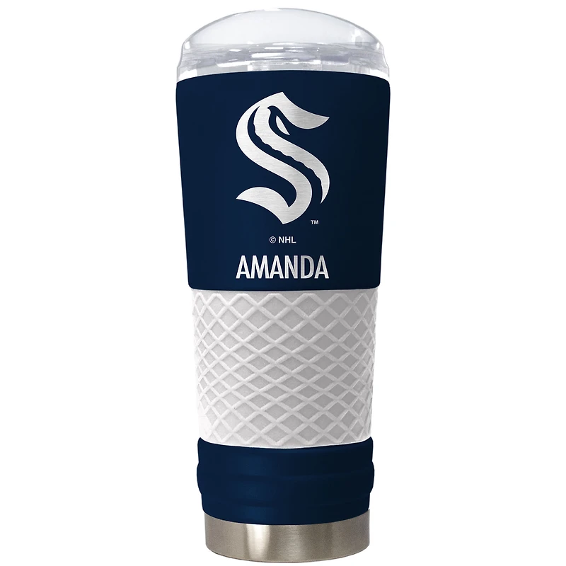 Seattle Kraken 24oz. Personalized Team Color Draft Tumbler