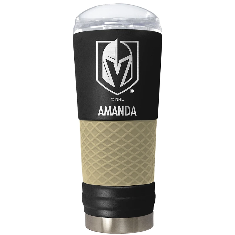 Vegas Golden Knights 24oz. Personalized Team Color Draft Tumbler