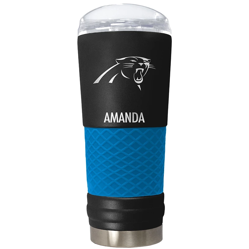 Carolina Panthers 24oz. Personalized Team Color Draft Tumbler