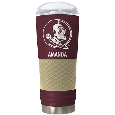 Florida State Seminoles 24oz. Personalized Team Color Draft Tumbler