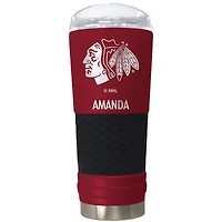 Chicago Blackhawks 24oz. Personalized Team Color Draft Tumbler