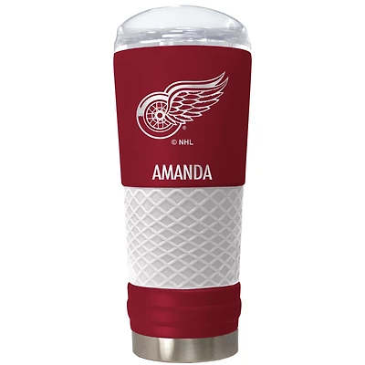 Detroit Red Wings 24oz. Personalized Team Color Draft Tumbler