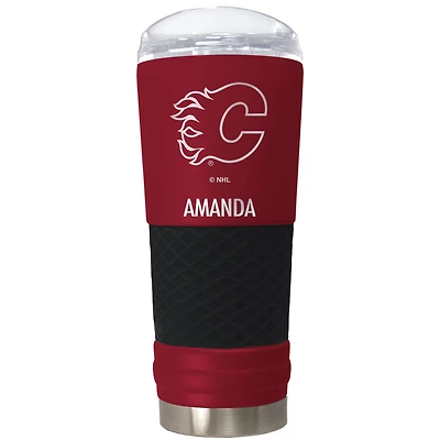 Calgary Flames 24oz. Personalized Team Color Draft Tumbler