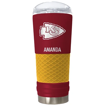 Kansas City Chiefs 24oz. Personalized Team Color Draft Tumbler