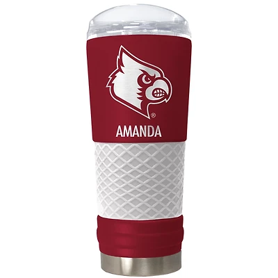 Louisville Cardinals 24oz. Personalized Team Color Draft Tumbler