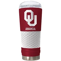 Oklahoma Sooners 24oz. Personalized Team Color Draft Tumbler