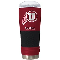 Utah Utes 24oz. Personalized Team Color Draft Tumbler