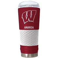 Wisconsin Badgers 24oz. Personalized Team Color Draft Tumbler