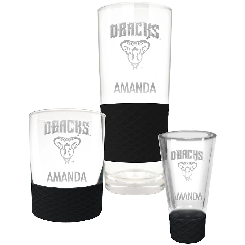 Arizona Diamondbacks 3-Piece Personalized Homegating Drinkware Set
