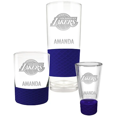 Los Angeles Lakers 3-Piece Personalized Homegating Drinkware Set