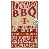 Iowa State Cyclones 11'' x 20'' Indoor/Outdoor BBQ Sign