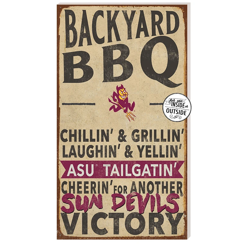 Arizona State Sun Devils 11'' x 20'' Indoor/Outdoor BBQ Sign