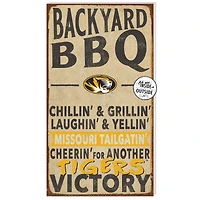 Missouri Tigers 11'' x 20'' Indoor/Outdoor BBQ Sign