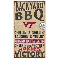 Virginia Tech Hokies 11'' x 20'' Indoor/Outdoor BBQ Sign