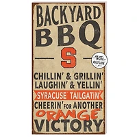 Syracuse Orange 11'' x 20'' Indoor/Outdoor BBQ Sign