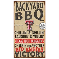 Texas Tech Red Raiders 11'' x 20'' Indoor/Outdoor BBQ Sign