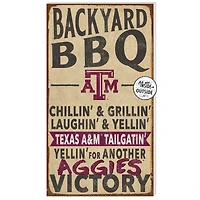 Texas A&M Aggies 11'' x 20'' Indoor/Outdoor BBQ Sign