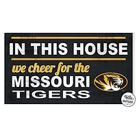 Missouri Tigers 11'' x 20'' Indoor/Outdoor In This House Sign