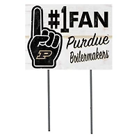 Purdue Boilermakers 18'' x 24'' #1 Fan Yard Sign